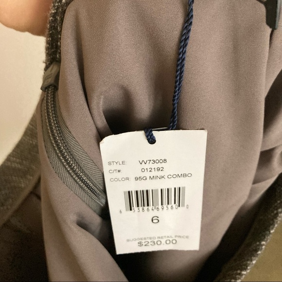 NWT MAGASCHONI MINK GREY PENCIL SKIRT - Picture 7 of 8